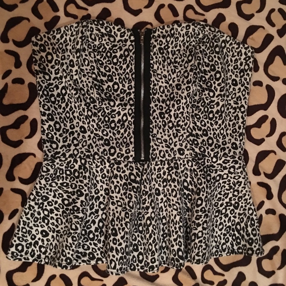 Cute Leopard Tube Top